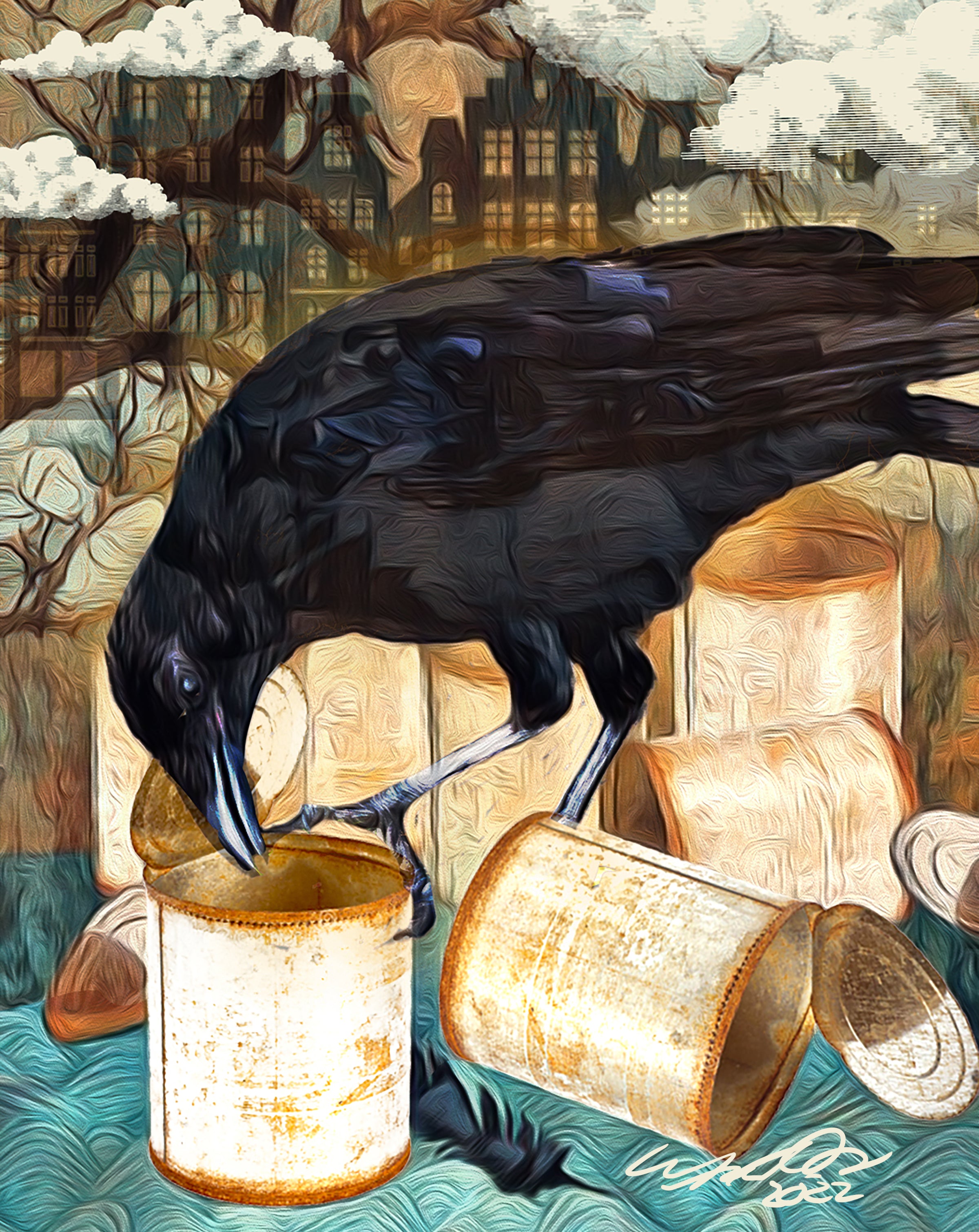 Urban Crow – MJ Cullinane Art