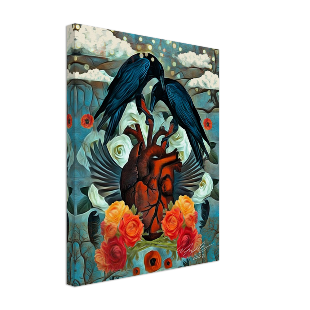 16 x 20 Canvas Urban Crow - Bond
