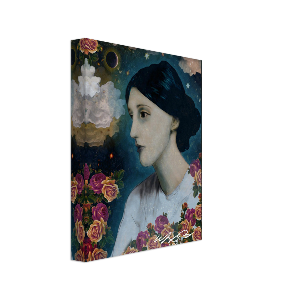 8 x 10 Canvas ROAR Virgina Woolf
